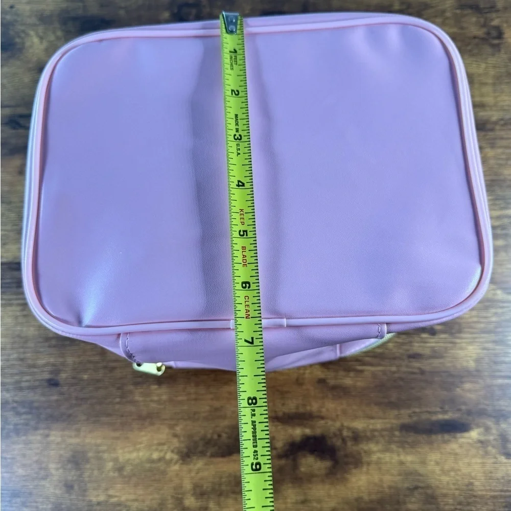 Pink Cosmetic Bag with Handle